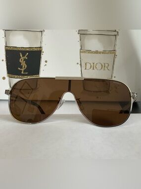 NWOT Versace Greca Flow Mask Sunglasses